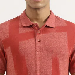 United Colors of Benetton Men Abstract Printed Polo Collar T-shirt image 2