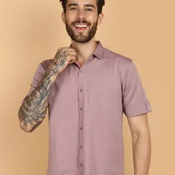 V-Mart Striped Polo Collar Short Sleeves Cotton T-shirt image 3
