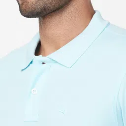 Parx Men Polo Collar Solid T-shirt image 2