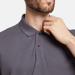 Octave Polo Collar Short Sleeves Cotton T-shirt image 2