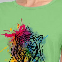 CHOZI Graphic Printed Bio Finish Cotton T-shirt image 4