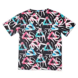 CAVIO Boys Abstract Printed Pure Cotton T-Shirt image 2