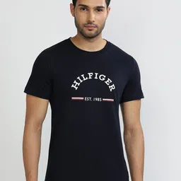 Tommy Hilfiger Men Round Neck Typography T-shirt image 2