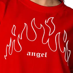 STATUS MANTRA Typography Printed Drop-Shoulder Sleeves Pure Cotton T-shirt image 3