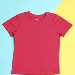 Hoop Girls Round Neck Regular Fit Cotton T-shirt-picture-50