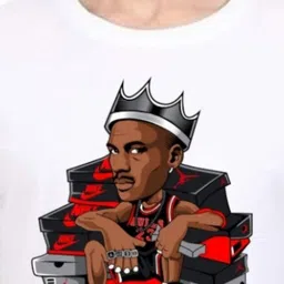 BAESD Men Printed Applique T-shirt image 2