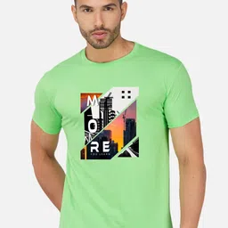 CHOZI Pack of 2 Graphic Printed Cotton T-shirt image 2