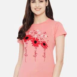 Fabflee Pack Of 3 Typography Printed Cotton T-shirts image 2