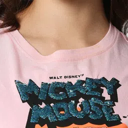 Pepe Jeans Women Pink Floral Printed T-shirt image 2