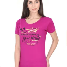 Fleximaa Women Pack of 2 Printed T-shirt image 4