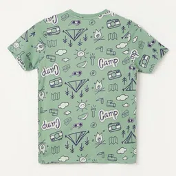 Fame Forever by Lifestyle Boys Conversational Printed Round Neck Cotton T-shirt image 2