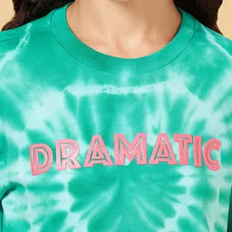 People Abstract Printed Pure Cotton Pullover Sweatshirt image 5