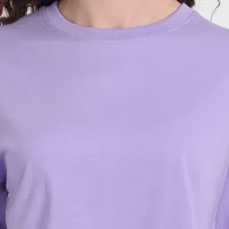 COLOR CAPITAL Drop Shoulder Sleeves Boxy Pure Cotton T-shirt image 4