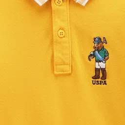 U.S. Polo Assn. Kids Boys Polo Collar Pure Cotton T-Shirt image 3