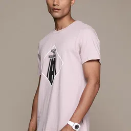 The Roadster Lifestyle Co. Printed Pure Cotton T-shirt image 3