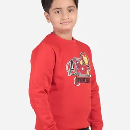 Bodycare Kids Boys Avengers Printed Fleece Sweatshirt image 3