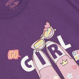 DIXCY SCOTT Slimz Girls Graphic Printed T-shirt image 3