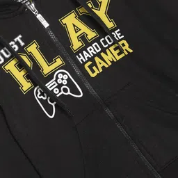 DIXCY SCOTT Boys Typography Printed Cotton Sweatshirt image 3