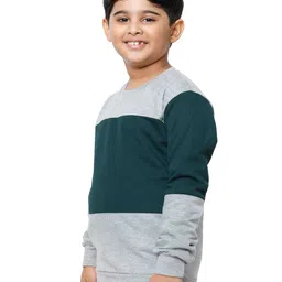 IndiWeaves Boys Pack Of 2 Colourblocked Sweatshirt image 4
