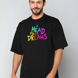 KAIDO Men Printed Drop-Shoulder Sleeves T-shirt image 3