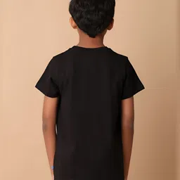 V-Mart Boys Typography Printed Round Neck Cotton T-shirt image 3