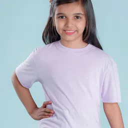 NUSYL Girls Graphic Printed Drop-Shoulder Sleeves Oversized T-shirt image 3