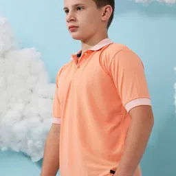 Instafab Boys Polo Neck Short Sleeves Cotton T-shirt image 3