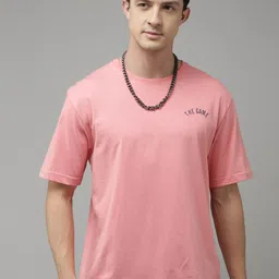 Kryptic Typography Printed Oversized Pure Cotton T-shirt image 5