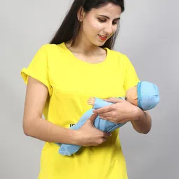 SillyBoom Typography Printed Maternity And Feeding  T-shirt image 4