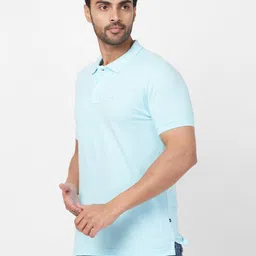 Parx Men Polo Collar Solid T-shirt image 3