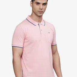 t-base Men Polo Collar Pockets T-shirt image 5
