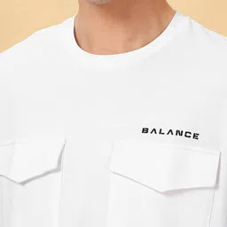 Street 808 by Pantaloons Men Typography Printed Round Neck Pure Cotton Pockets T-shirt image 3