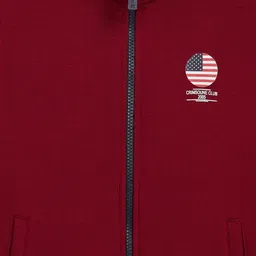 Crimsoune Club Boys Maroon & Black Sweatshirt image 2