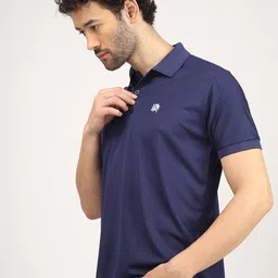 Greylongg Men V-Neck Applique T-shirt image 5