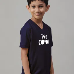 Friskers Boys Typography Printed Bio Wash Pure Cotton T-shirt image 3