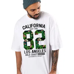 BAESD Men Graphic Printed Round Neck Oversized T-shirt image 3