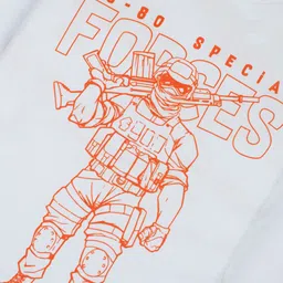 Gini and Jony Boys Graphic Printed Long Sleeves Cotton T-shirt image 3