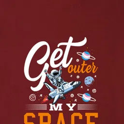 NUSYL Boys Typography Printed Oversized Round Neck T-shirt image 3