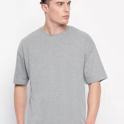 Wear Your Mind Graphic Printed Drop-Shoulder Sleeves Cotton Oversized T-shirt image 3