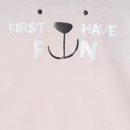 MINI KLUB Boys Pink Printed Pure Cotton T-shirt image 3