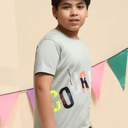 Monte Carlo Boys Typography Printed Cotton T-shirt image 2