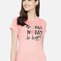 Fabflee Pack Of 3 Typography Printed Cotton T-shirts image 3