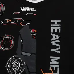 Octave Boys Black Printed Sweatshirt image 3