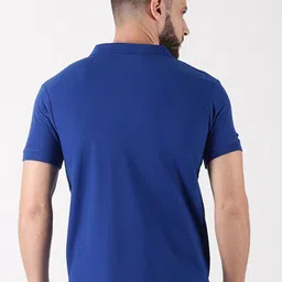 Force NXT Men Solid Super Combed Cotton Polo T-shirt image 4