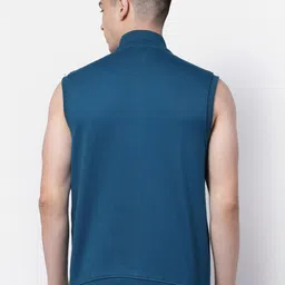 Kalt Mock Neck Front-Open Sweatshirt image 5