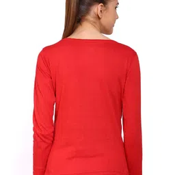 appulse Women Pack of 2 Pink & Red Cotton T-shirt image 3