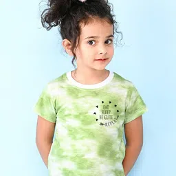 NUSYL Girls Typography Printed Cotton T-shirt image 4