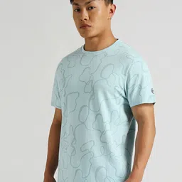 Pepe Jeans Abstract Printed Slim Fit Cotton T-shirt image 4
