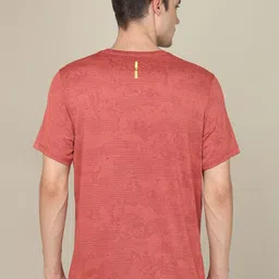 Technosport Men Jacquard Double Cool Slim Fit Sports Tshirt image 4