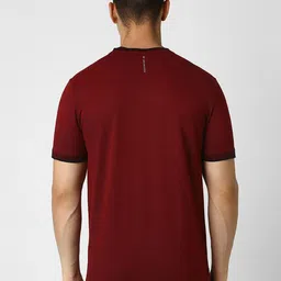 Van Heusen Flex Men Solid Round Neck T-shirt image 4